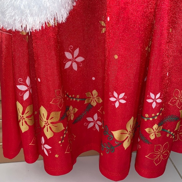 Disney Princess Red and Gold Nightgown with White Trim - Picture 5 of 8